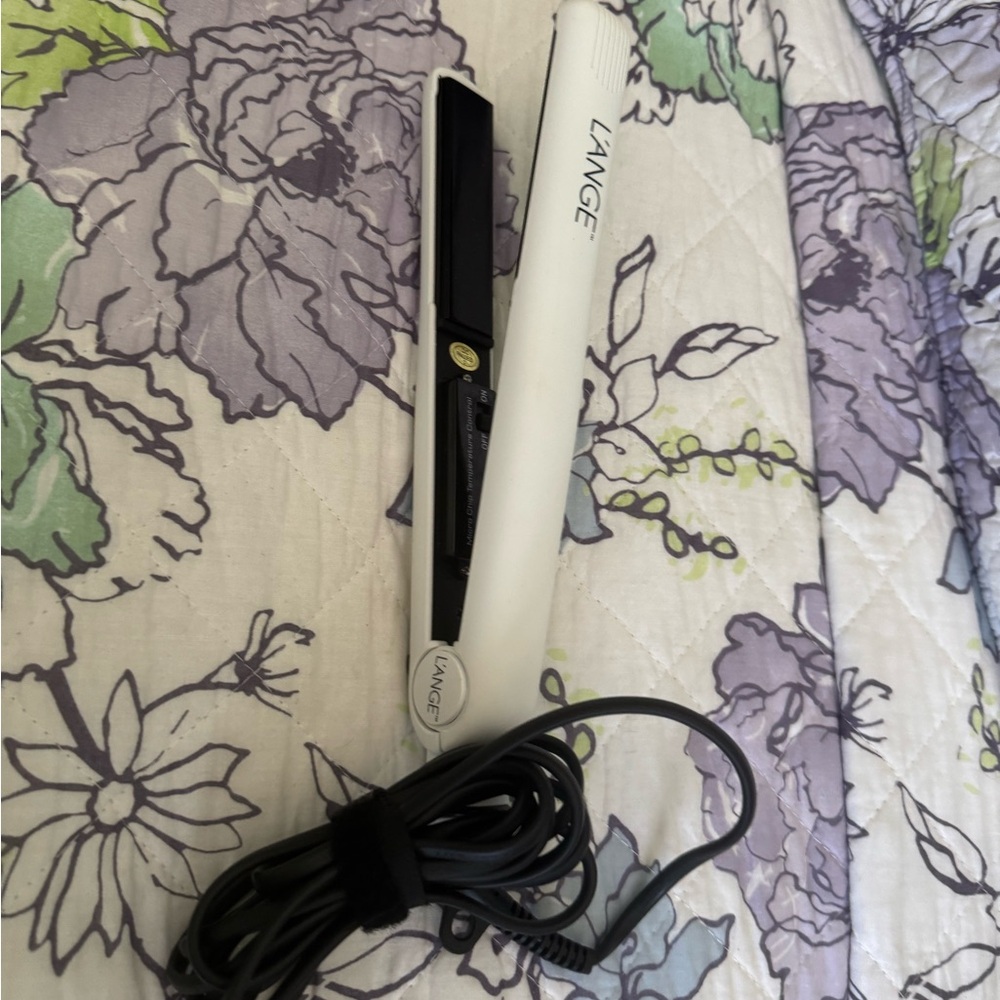 L'ANGE LOT of 2 Styling tools White Straightener Pink Heat Brush - Picture 3 of 8